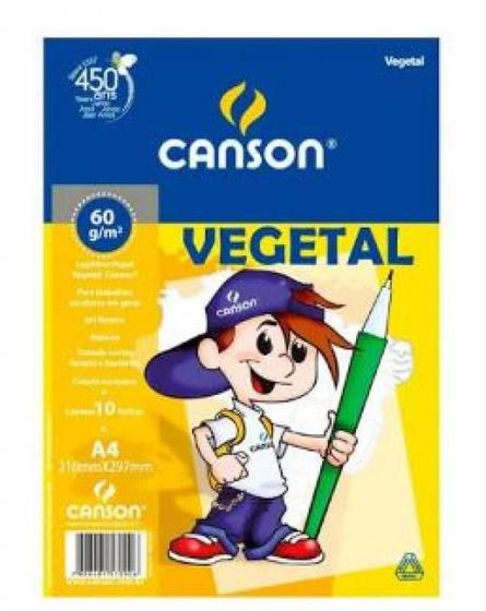 Imagem de Bloco Escolar Vegetal A4 60Gr Com 10Fls - 66667078