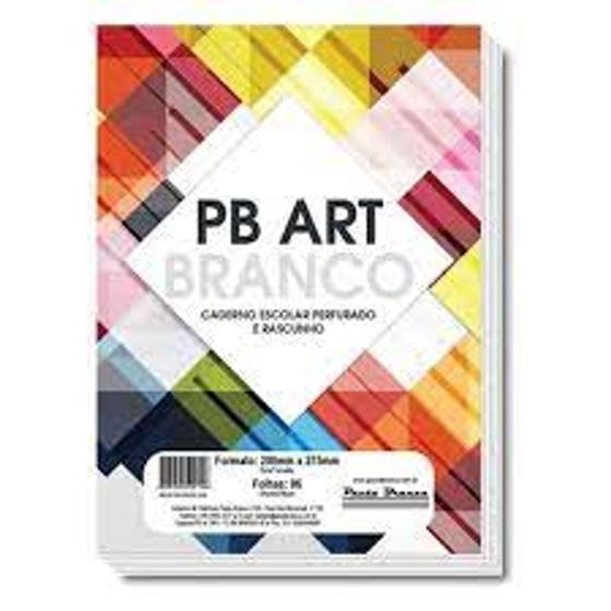 Bloco Fichário Perfurado 96 folhas Pauta Branca Imagem de Bloco Fichário Perfurado 96 folhas Pauta Branca