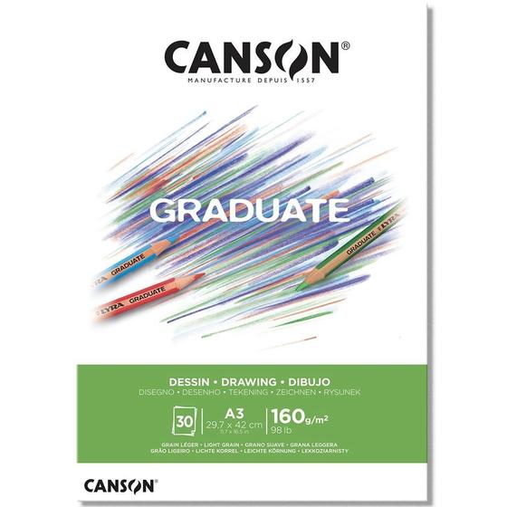 Imagem de Bloco Graduate Dessin Canson A3 160g 30 Fls C400110366