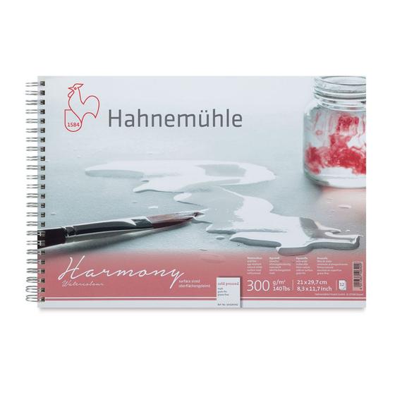 Imagem de Bloco Hahnemuhle Harmony Watercolour Textura Fina A4 21x29,7cm 12 Fls