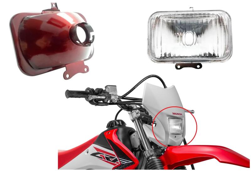 Imagem de Bloco Óptico Farol Honda CRF 230 2007 À 2015