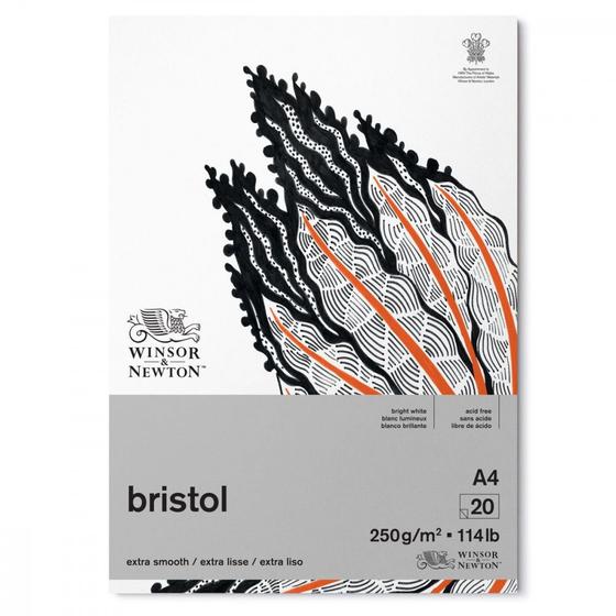 Imagem de Bloco Papel Winsor & Newton Bristol 250g 20FL A4