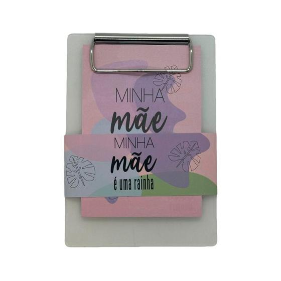 Imagem de Bloco para Anotação com Prancheta - Minha Mãe é Uma Rainha - 9,6x13,5cm  - 1 unidade - Rizzo