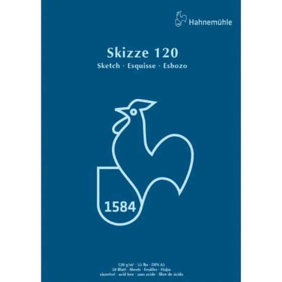 Imagem de Bloco Para Desenho Skizze Sketch Pad 120g A5 - 50F