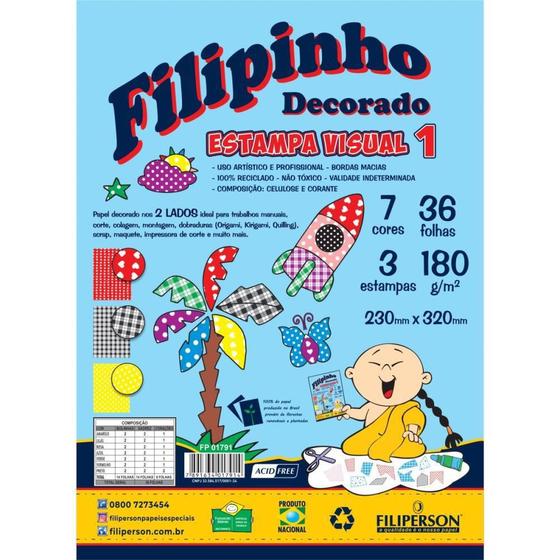 Imagem de Bloco para Educacao Artistica Textura 1 Decorado A4 180G 36F