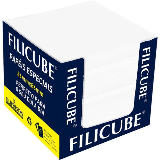 Imagem de Bloco para Recado Flicube  86X86X80 85G 700F BCO