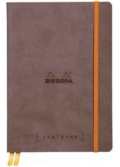 Imagem de Bloco Sketch Bullet Journal Goalbook Rhodia Couro Chocolate