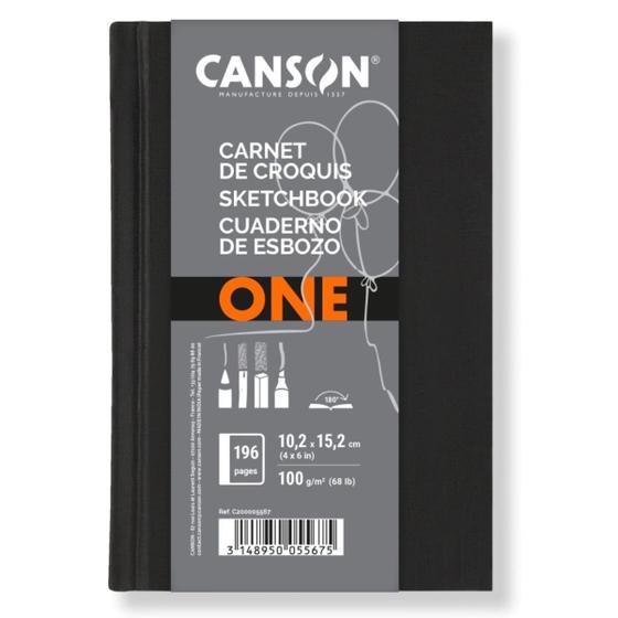 Imagem de Bloco Sketchbook  100g Canson Art Book One A6 100Fls