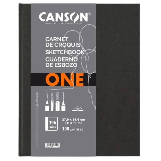 Imagem de Bloco Sketchbook e Esboço Canson One A3 27,9x35,6cm
