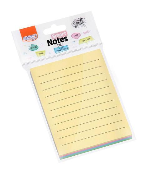 Imagem de Bloco smart notes line pautado pastel color 100fls - brw