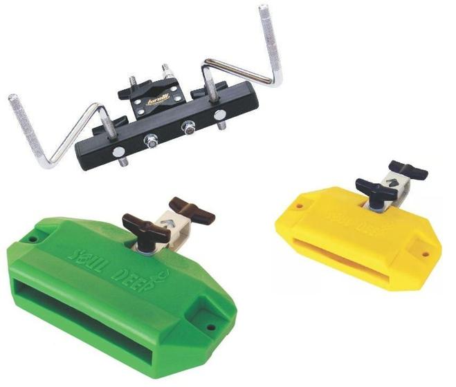 Imagem de Bloco sonoro grave e agudo com rack duplo para pedestal - torelli