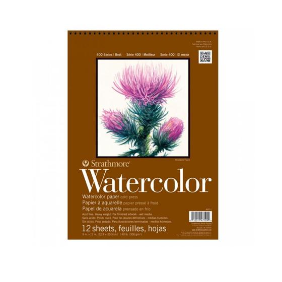 Imagem de Bloco Strathmore Aquarela TF 300g 22,9x30,5 12fls