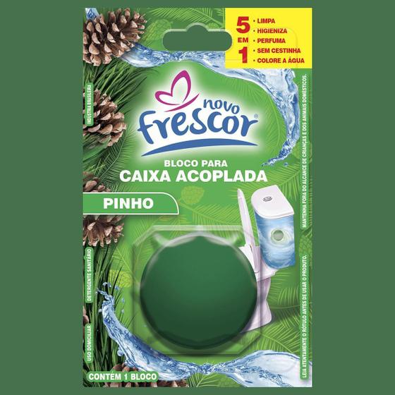 Imagem de Bloco Tablete Sanitário Caixa Acoplada Novo Frescor 45G Odor