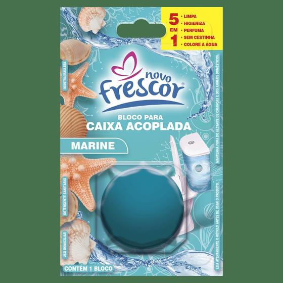 Imagem de Bloco Tablete Sanitário Caixa Acoplada Novo Frescor 45G Odor