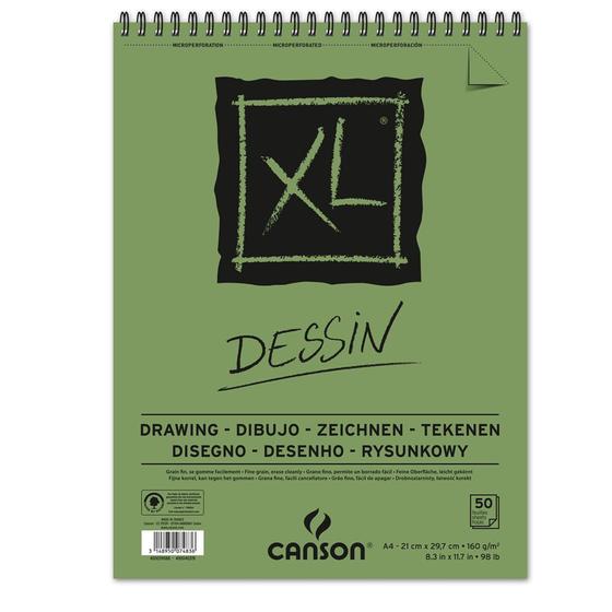 Imagem de Bloco Xl Dessin Canson A4 160g 50 Folhas