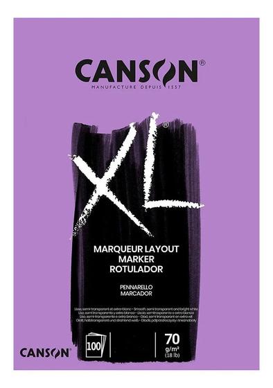 Imagem de Bloco Xl Marker 7236 70gr A4 100 Fls Canson