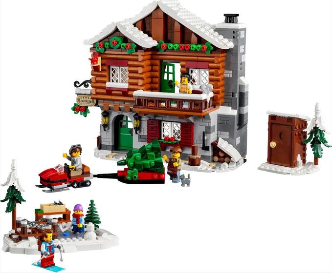 Imagem de Blocos de Construção Alpine Lodge - Modelo com Instruções