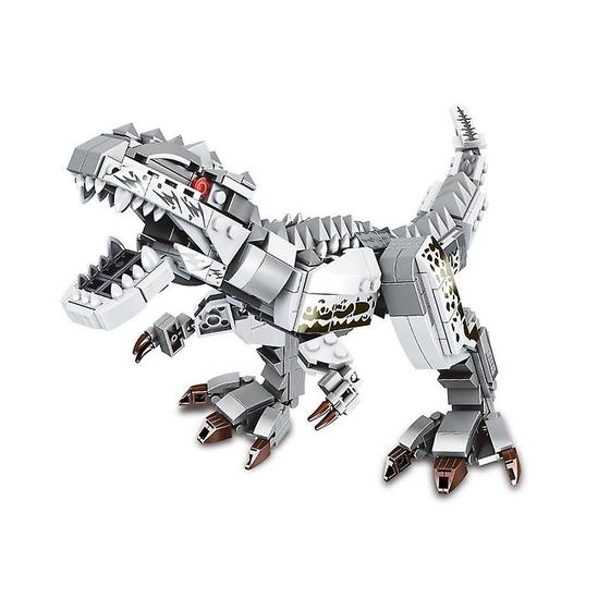 Imagem de Blocos de Construção Compatíveis com Lego - Tiranossauro Rex e Partículas Wit