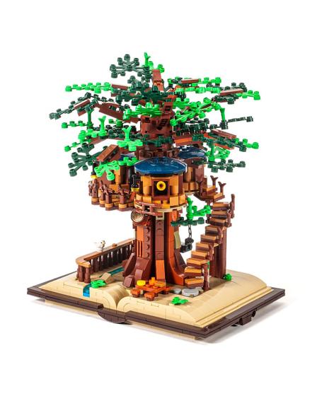 Imagem de Blocos de Construção DoVob Magic Book Tree House - 969 Peças