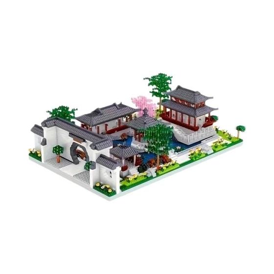 Imagem de Blocos de Construção Micro Partículas - Série Arquitetura de Jardim de Suzhou