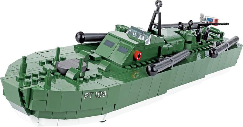 Imagem de Blocos De Montar - Barco Militar Torpedo - COBI