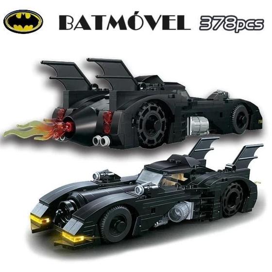 Imagem de Blocos De Montar Carrinho Batmóvel Batman 1989 - 378 Peças