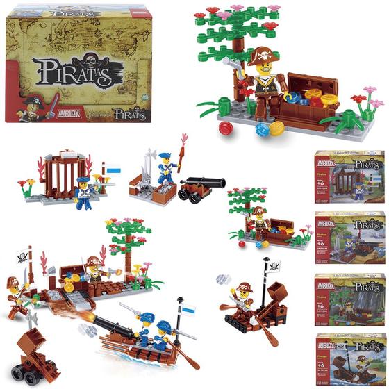 Blocos de montar inblox piratas sortidos na caixa tleg Menor preço em Blocos de montar inblox piratas sortidos na caixa tleg