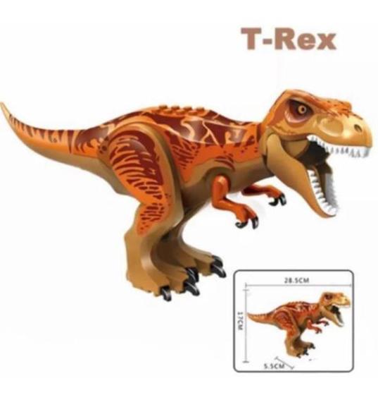 Imagem de Blocos De Montar Jurássico Tiranossauro Rex Dinossauro