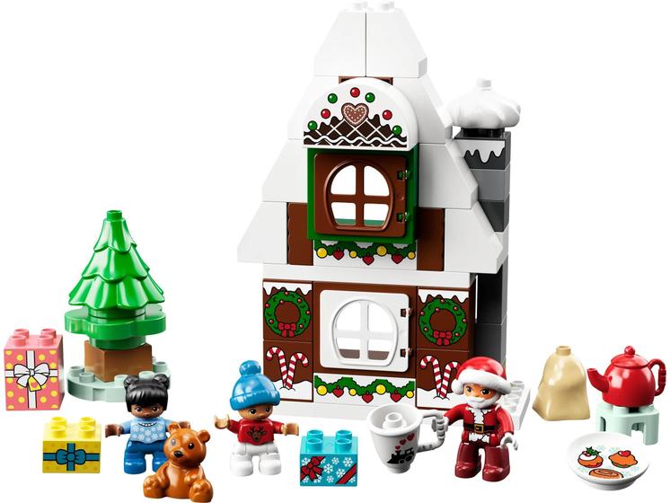 Imagem de Blocos De Montar Lego Duplo A Casa De Biscoito Do Papai Noel