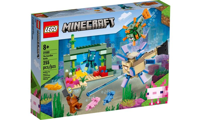 Imagem de Blocos de Montar - Lego Minecraft -  A  Batalhas do Guardiao M BRINQ