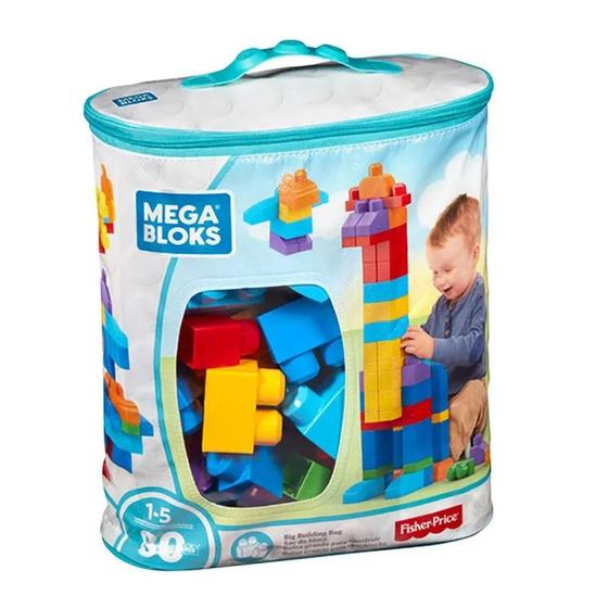 Blocos de Montar Mega Bloks - Sacola com 80 Peças - Mattel - Brinquedos ...