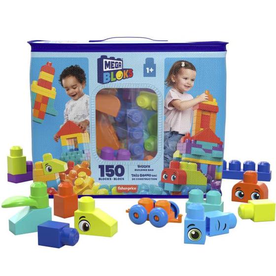 Blocos de Montar - Mega Bloks - Sacola de Construção - 150 Peças ...