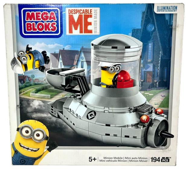 Imagem de Blocos De Montar Mega Bloks Veículo Dos Minions - Mattel Brinquedos