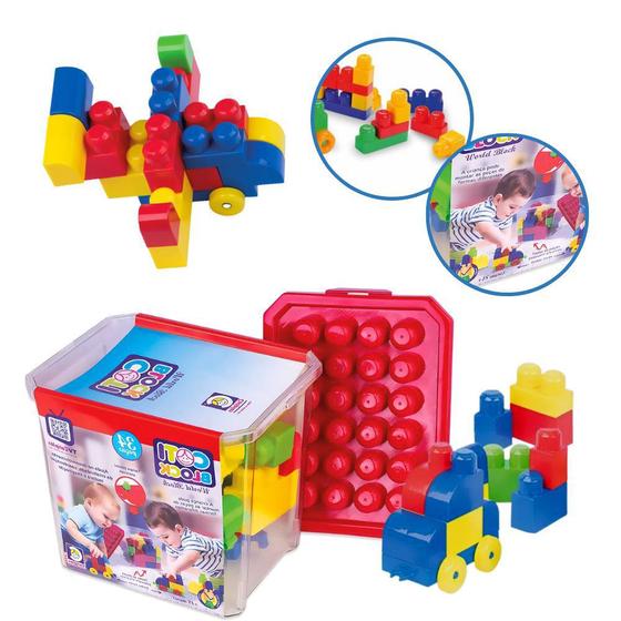 Imagem de Blocos de Montar Para jogar e Brincar Com as Crianças