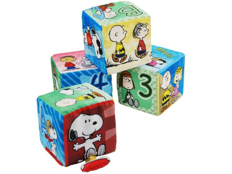 Imagem de Blocos de Montar Snoopy Yes Toys 4 Peças 