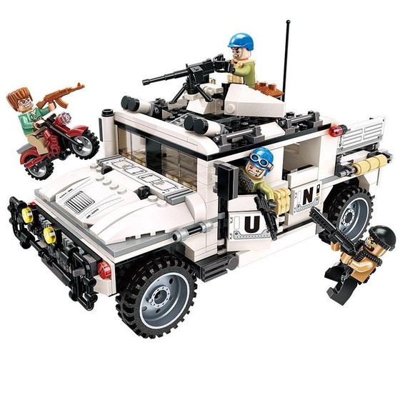 Imagem de Blocos de Montar Thunder Mission Hummer Contra Ataque 452 pçs - C3205