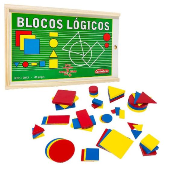 Blocos Lógicos - Carimbrás - Brinquedo Educativo - Brinquedos ...