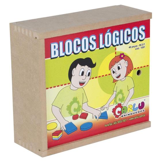 Imagem de Blocos lógicos com 48 peças - carlu - 1091