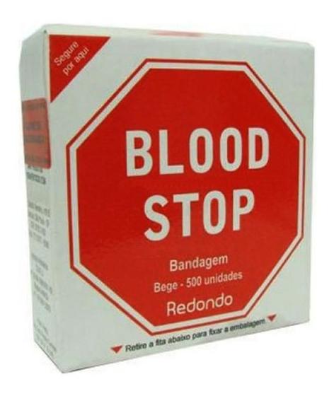 Imagem de Blood Stop Bandagem Redondo Bege 500 Unidades