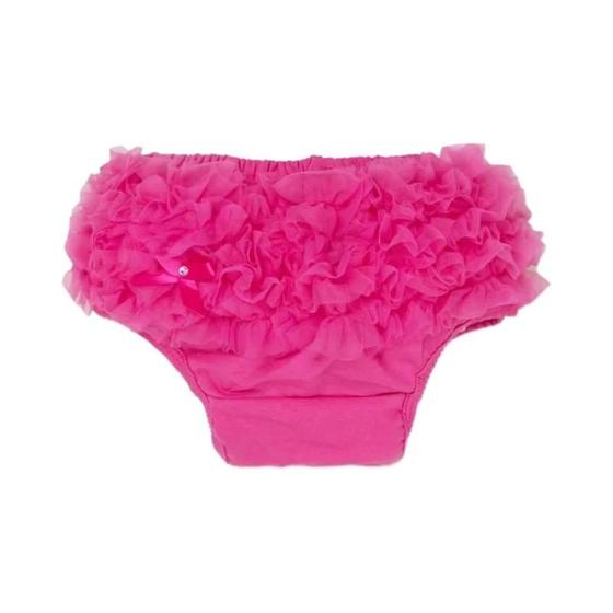 Imagem de Bloomers de Algodão com Babados para Bebês - 10 Cores - Shorts Tutu