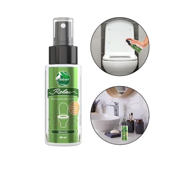 Imagem de Bloqueador Odor Spray Sanitário Alecrim 60ml Pantanal Aromas