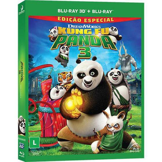 Imagem de Blu-Ray 2D + Blu-Ray 3D Kung Fu Panda 3