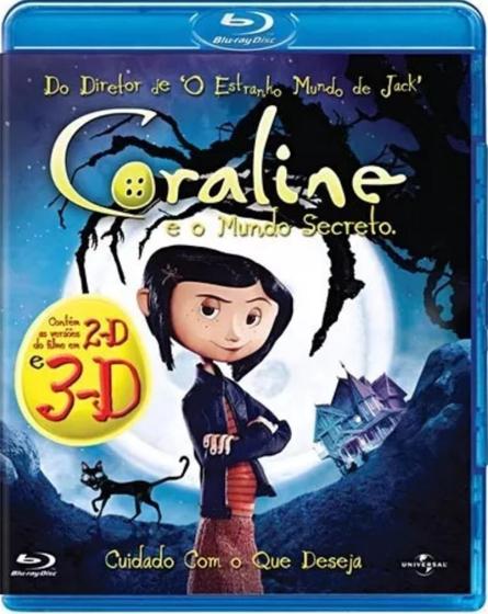 Imagem de Blu-Ray 3D + 2D Coraline E O Mundo Secreto