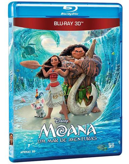 Imagem de Blu-Ray 3D - Moana: Um Mar de Aventuras