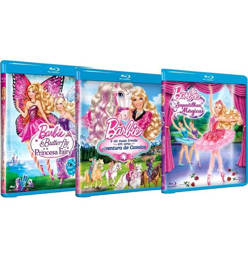 Imagem de Blu-ray Barbie Coleção  3 Filmes