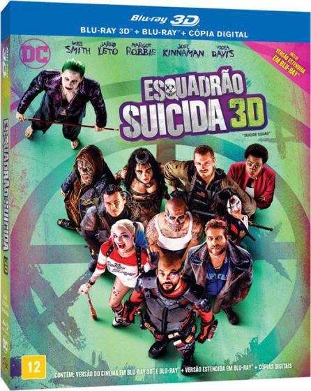 Imagem de Blu-Ray + Blu-Ray 3D - Esquadrão Suicida - Versão Estendida e Versão de Cinema - Warner Bros.