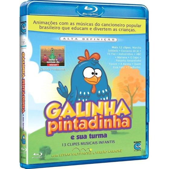 Blu- Ray Galinha Pintadinha e Sua Turma - AMZ - Filmes - Magazine Luiza