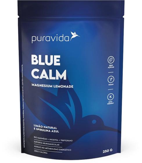 Imagem de Blue Calm Magnesium Lemonade Puravida 250g