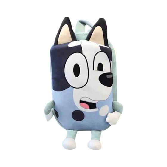 Imagem de Bluey E Bingo Mochila De Pelúcia Kawaii Blue Dog School Bag Jardim De Infância Desenho Animado