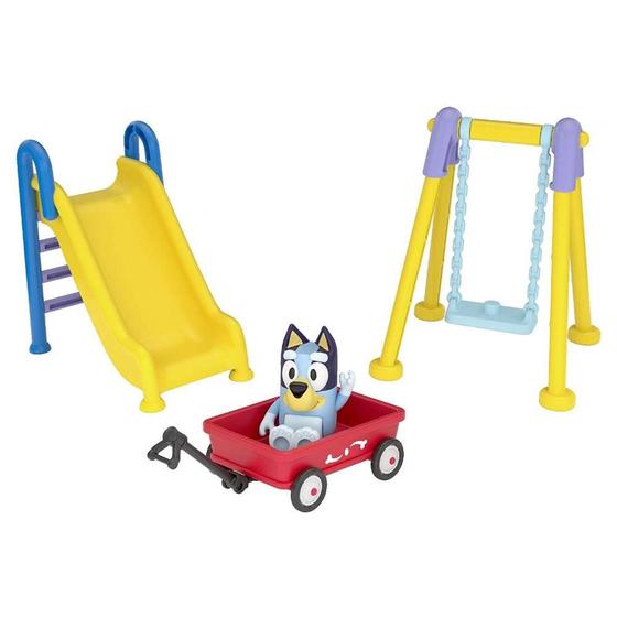 Bluey Story Mini Playset Bluey's Playground Candide Bonecos